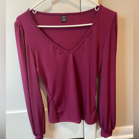 2 NWOT Shein Slinky Rib Cropped Shirts - Picture 2 of 6